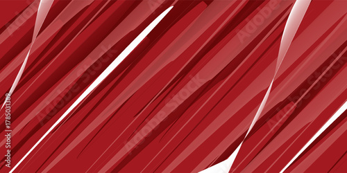 Abstract red background with stripes and space suit for banner, web, presentation,