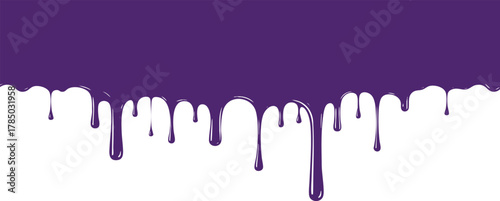 Liquid dripping shape design element vector illustration isolated on a white background