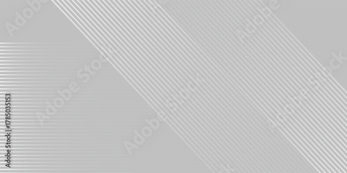 background design with diagonal line pattern in grey colour. Vector white horizontal template for business banner, formal invitation backdrop, luxury.