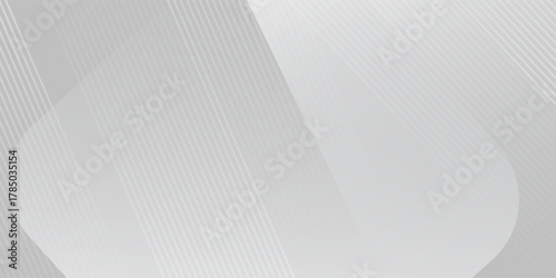 background design with diagonal line pattern in grey colour. Vector white horizontal template for business banner, formal invitation backdrop, luxury.