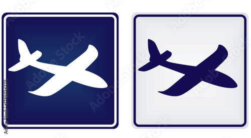 Airport isolated sign. vector illustration	