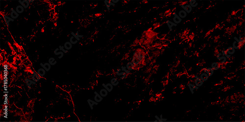 Dark grunge red concrete Grungy red canvas background or texture. Gloomy black and red colors background for design. Black background using for Interior and exterior Home decorated for floor.