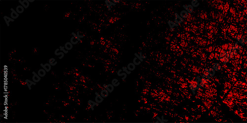 Dark grunge red concrete Grungy red canvas background or texture. Gloomy black and red colors background for design. Black background using for Interior and exterior Home decorated for floor.