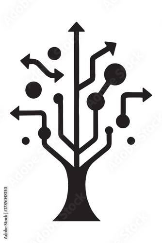 Strategic growth pathways for business success, charting innovative directions and opportunities for expansion with a modern, forward-thinking approach