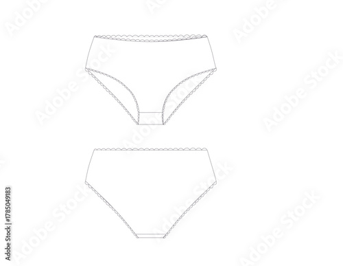 Fashion vector templates