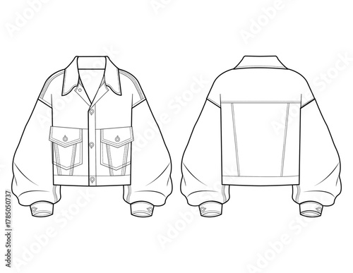 Fashion vector templates