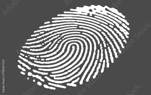 Vector black fingerprint background. Detailed fingerprint on grunge background.Seamless grunge fingerprint texture with ink residue for background and design