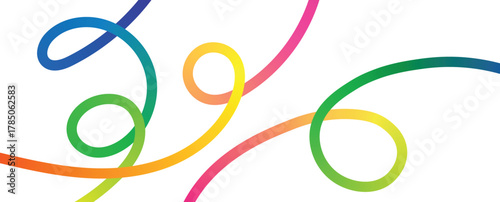 Wavy Gradient Lines and Abstract Color Flow – Modern Background Vector