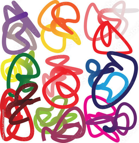 colorful line abstract background.