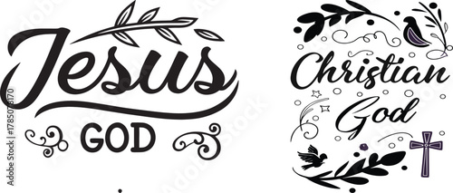 : Christmas typography t shirt design