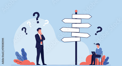 Choosing the right direction in a complex decision making process.