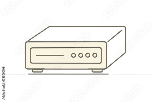 Front panel of electronic device with indicator lights and input slot