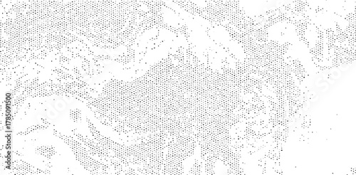 Subtle halftone grunge urban texture vector. Distressed overlay texture. Grunge background. Abstract mild textured effect. Vector Illustration. Black isolated on white. EPS10.