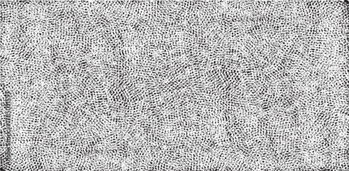 Vector fabric texture. Distressed texture of weaving fabric. Grunge background. Abstract halftone vector illustration. Overlay to create interesting effect and depth. Black isolated on white. EPS10.