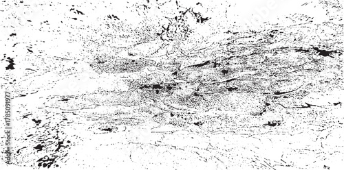 Rough black and white texture vector. Distressed overlay texture. Grunge background. Abstract textured effect. Vector Illustration. Black isolated on white background. EPS10
