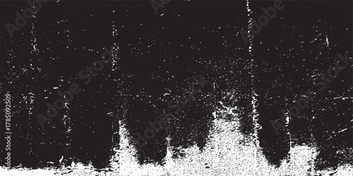 Rough black and white texture vector. Distressed overlay texture. Grunge background. Abstract textured effect. Vector Illustration. Black isolated on white background. EPS10
