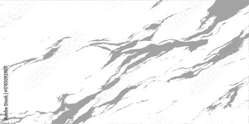 Abstract black ink grunge texture pattern with watercolor splashes and cracks