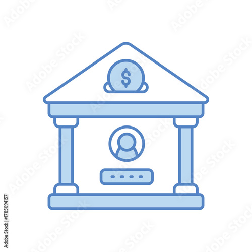 Bank Account vector icon
