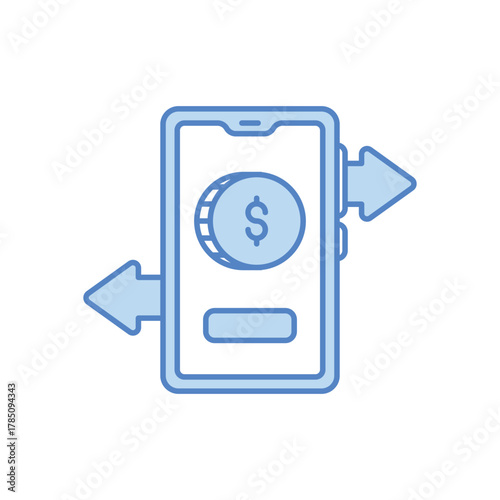 Money Transfer vector icon