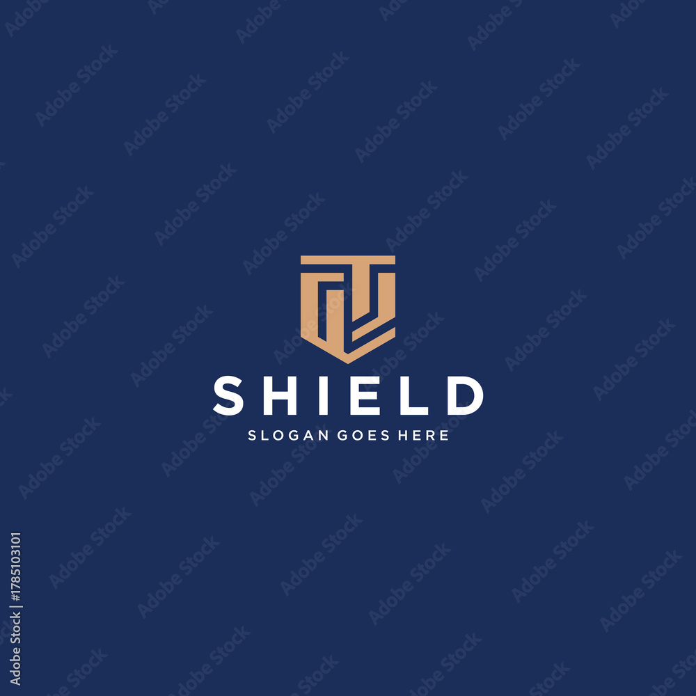 Obraz premium GS Shield Logo Design Inspirations