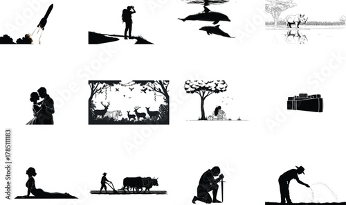 Rocket Launch Smoke Clouds space exploration