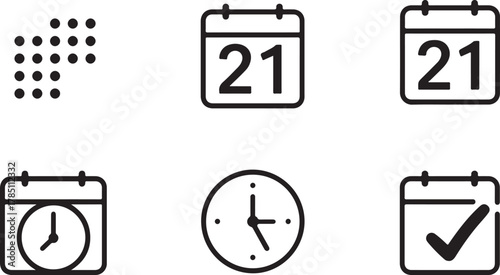 Abstract geometric composition featuring four distinct black and white elements with subtle color accents ideal for modern graphic design projects