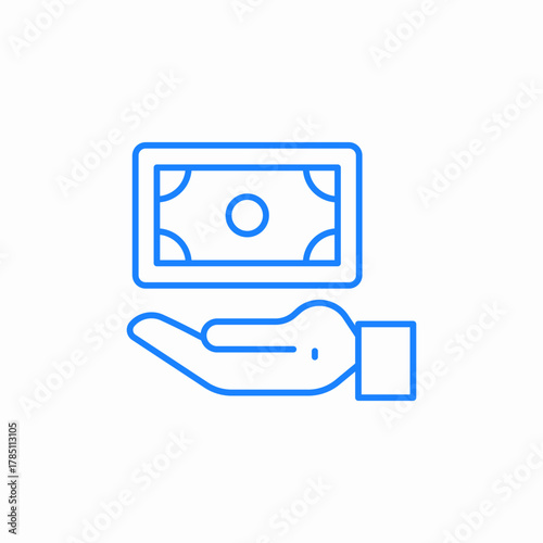 money delivery icon sign vector