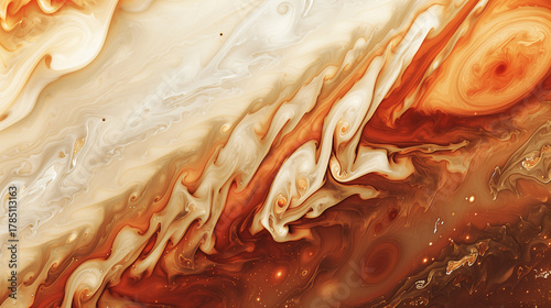 Soft Gas Giants Elegant Minimalism abstract Jupiter clouds