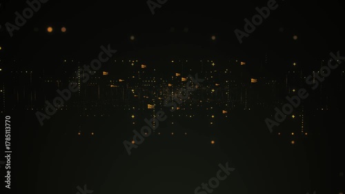 abstract background with particles