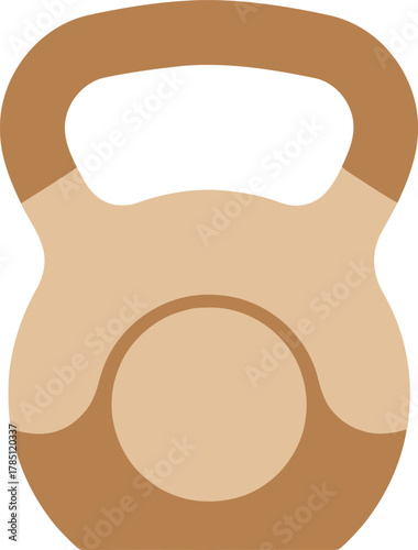 Strength Training Gym Equipment for Building Muscle and Fitness Motivation Vector illustration