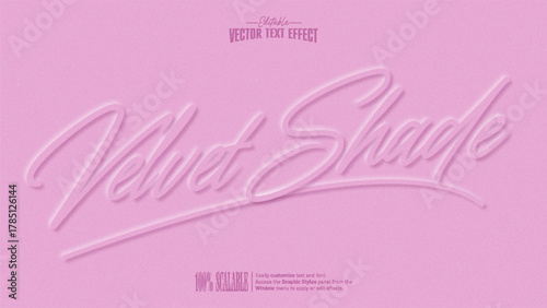 Velvet Emboss Script – Soft Monochrome Text Effect