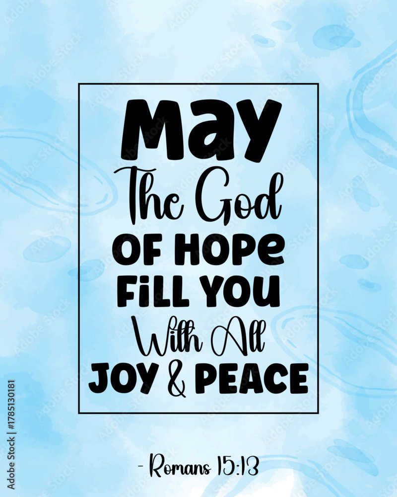 Fototapeta premium Bible Verse Quote Coloring Artwork Background