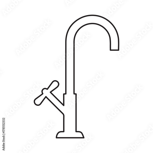 Simple Water Tap Outline