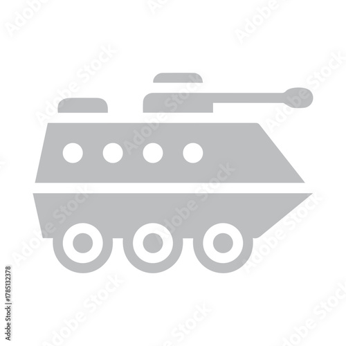 Military vehicle icon