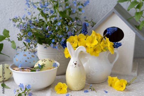 Easter still life with eggs