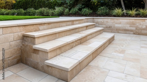 Sandstone Steps Leading to Garden,Landscape,Outdoor design