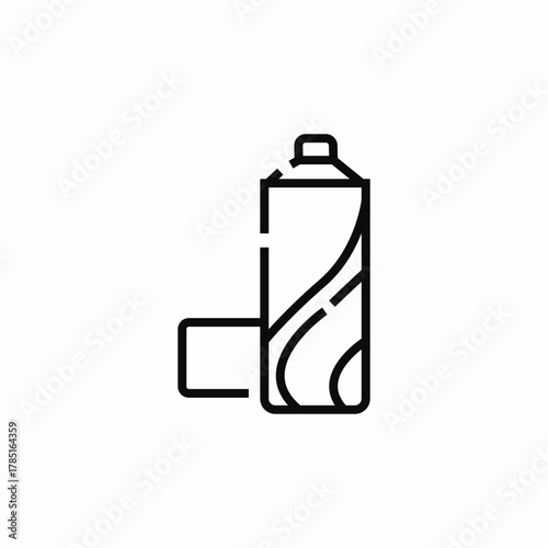 hair spray icon sign vector