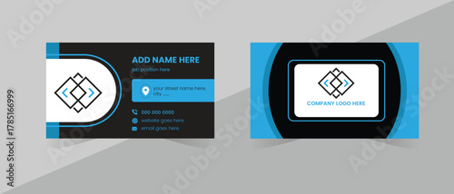 Creative modern business card and marketing template