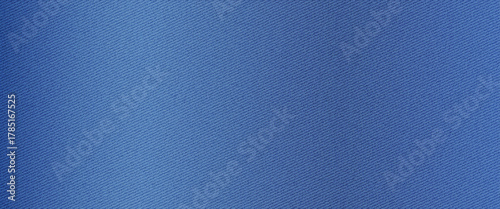 Denim pattern, blue fabric jeans background. Cotton material cloth, abstract jean texture, retro denim classic bg. Traditional color casual banner. Vector illustration