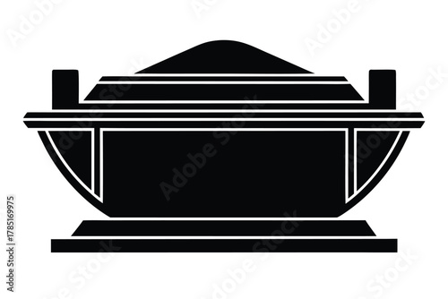 ark of the covenant vector icon silhouette