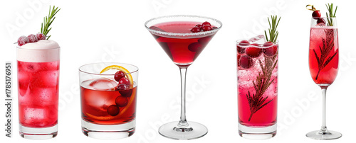 festive cranberry holiday cocktails