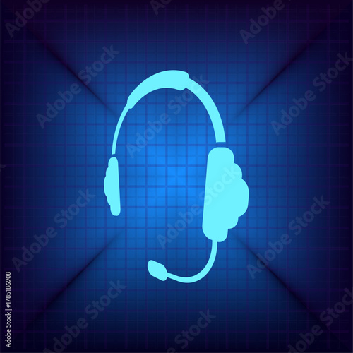 Vector illustration on a blue background