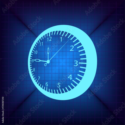 Vector illustration on a blue background