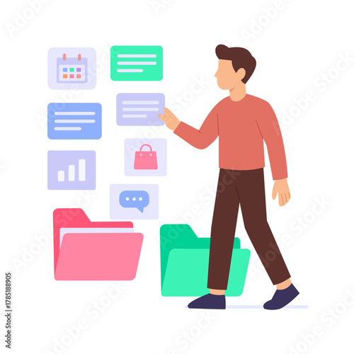 Grouping, categorizing similar data for better clarity