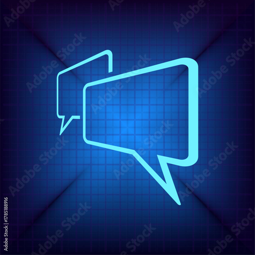 Vector illustration on a blue background