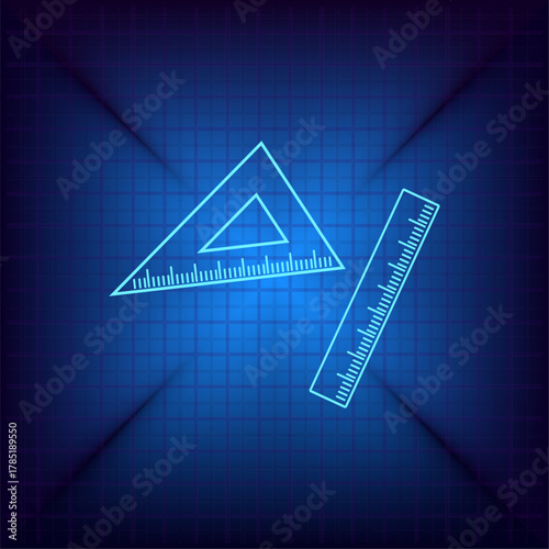 Vector illustration on a blue background