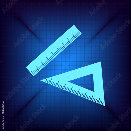 Vector illustration on a blue background