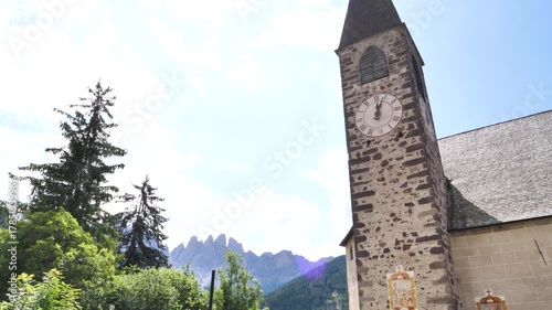 St Magdalena Church, Val Di Funes, Dolomites, Italy