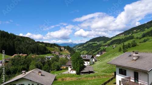 A picturesque valley in the Dolomites, Val di Funes, Italy