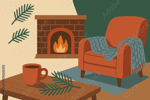 Warm subtle winter marks no handmade vector icon punctuation feel living cozy
